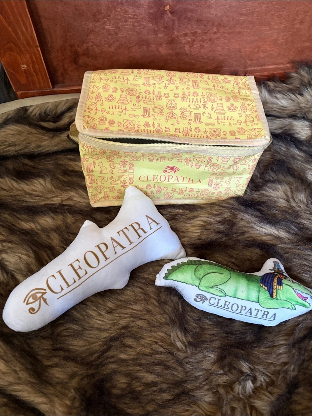 Cleopatra Themed Insulated Lunch Bag and Cleopatra plush set